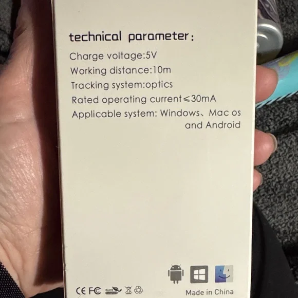 Silver Wireless Mouse - Picture 2 of 3